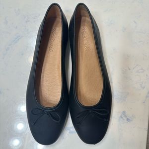 Madewell Ballerina Flats leather shoes 9 bow